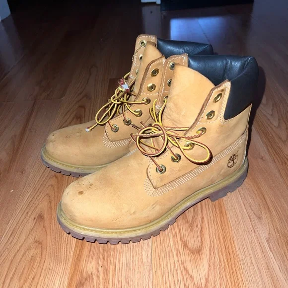 Timberland Men's Wheat Nubuck Boots - Picture 4 of 5